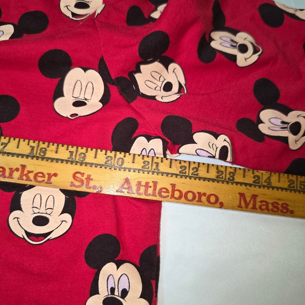 Disney Mickey Mouse All Over Print Red Sweatshirt Crewneck XL Mens Womens - Picture 5 of 6